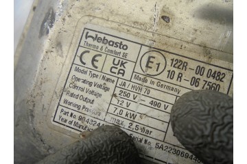 BATTERY HEATER JEEP WRANGLER JL 2017 Quality of parts according to GVO Q original with factory logo OEM OES