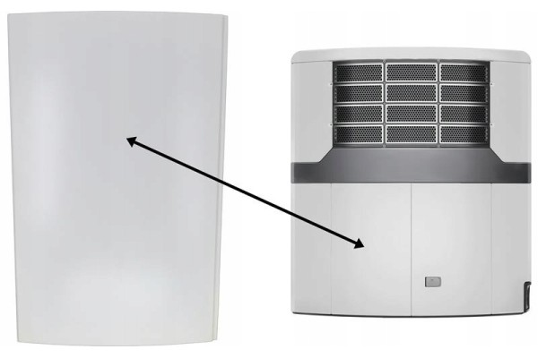 AGGREGATE Advancer Thermo King RIGHT DOOR HOUSING LOWER 989904 Quality of parts according to GVO Z replacement