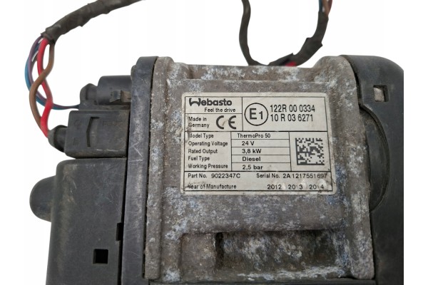 PARKING HEATER MERCEDES ACTROS MP4 ANTOS TP50 A9608303461 Car type trucks