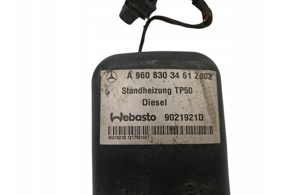 PARKING HEATER MERCEDES ACTROS MP4 ANTOS TP50 A9608303461 Catalog number of the original A9608303461 9021921D
