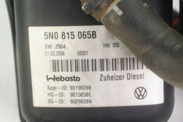 PARKING HEATER WEBASTO VW TIGUAN 5N0815065B 9013858E Version European
