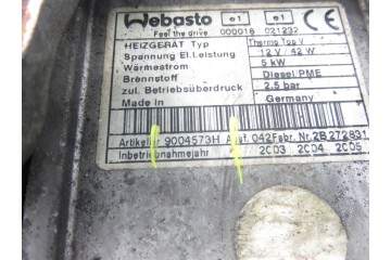 WEBASTO VW TOURAN I 1K0815065H 9004573H Part manufacturer Webasto
