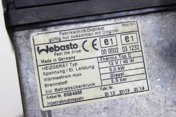 WEBASTO para LAND ROVER RANGE ROVER III (L322) XH429J294CC 27345666 4.