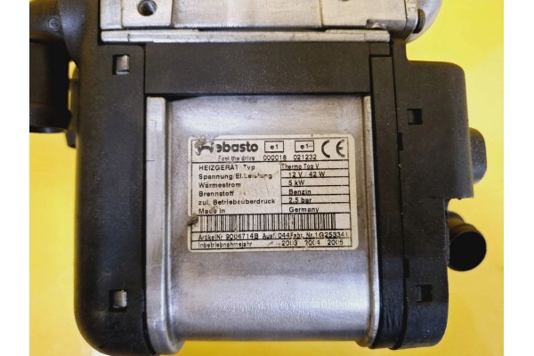 Calefactor estacionario Webasto 4F0295081 Audi A6 C6 Gasolina 5kW 12V/