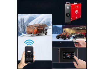 Air heater diesel 8kW 12V 24V 110 240V LCD Bluetooth remote control Packaging status original