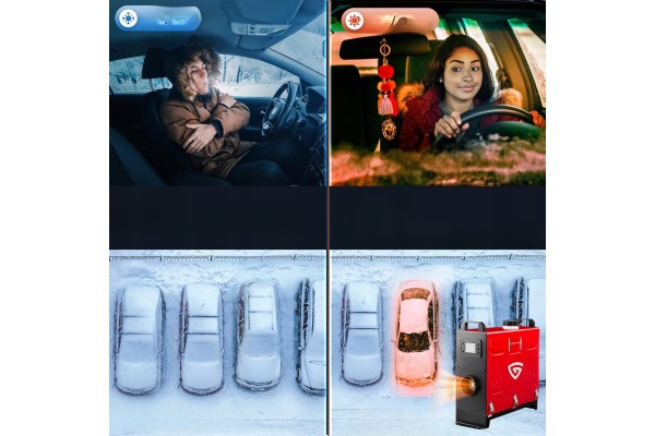 Air heater diesel 8kW 12V 24V 110 240V LCD Bluetooth remote control Product weight with unit packaging 7 9 kg
