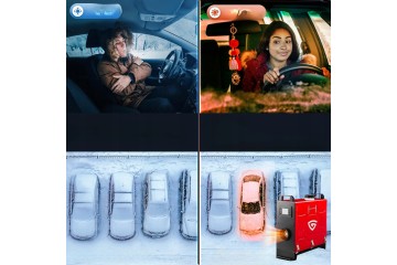 Air heater diesel 8kW 12V 24V 110 240V LCD Bluetooth remote control Product weight with unit packaging 7 9 kg