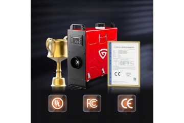 Calefactor de Aire Diésel 8kW 12V/24V 110-240V con Control Remoto LCD