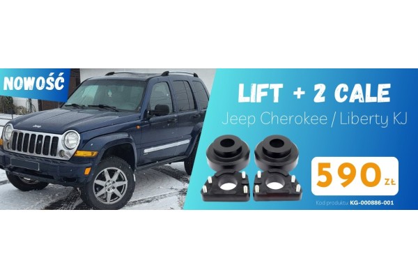 Kit de Elevación de Suspensión 5 cm para Jeep Cherokee Liberty KJ 20
