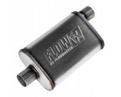 Flowmaster Flowx stainless steel silencer 2 5 63mm oval 71226