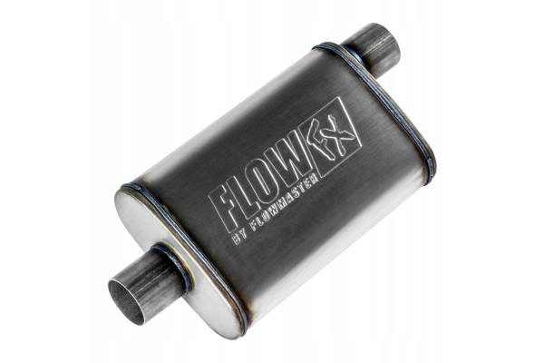 Flowmaster Flowx stainless steel silencer 2 5 63mm oval 71226