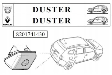 Cámara de Reversa DACIA DUSTER II (2018 - 2024) OEM