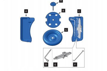 ACCESS WHEEL SET AYGO X TOYOTA OE Packaging status original