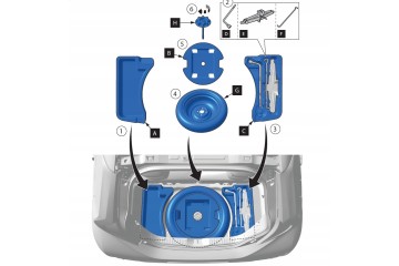 ACCESS WHEEL SET AYGO X TOYOTA OE Catalog number of the part 42600 0H411 ZESTAW