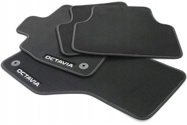 VELOUR RUGS FRONT REAR SKODA OCTAVIA IV 2020 PRESTIGE ORIGINAL