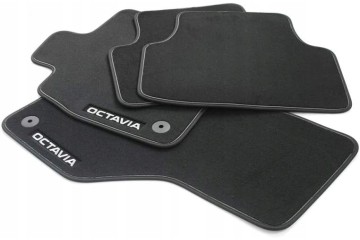 VELOUR RUGS FRONT REAR SKODA OCTAVIA IV 2020 PRESTIGE ORIGINAL