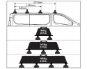 Crossbar roof beam RENAULT TRAFIC III VIVARO B OE Product weight with unit packaging 7 kg