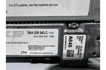 PASSAT B8 GOLF 7 SYSTEM DISCOVERY PRO 5NA035043C SCREEN 5G6919606 FRAME Part manufacturer Volkswagen OE