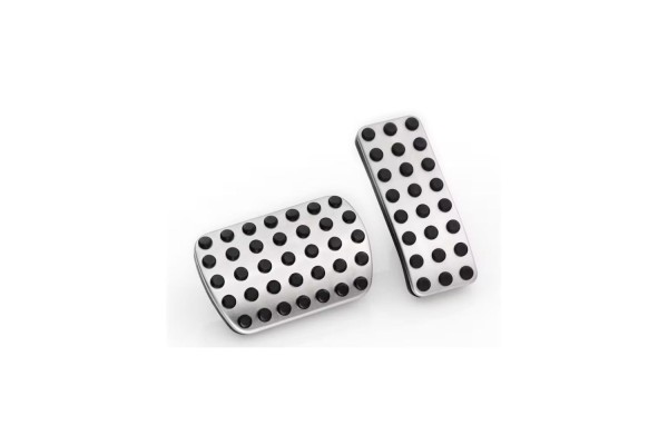 STAINLESS STEEL SPORTS PEDALS AUTOMATIC MODELS WITH RUBBER STUDS