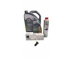 OIL SET 6L 229 52 5W30 MERCEDES WITH ENGINE RINSE OM654 MERCEDES