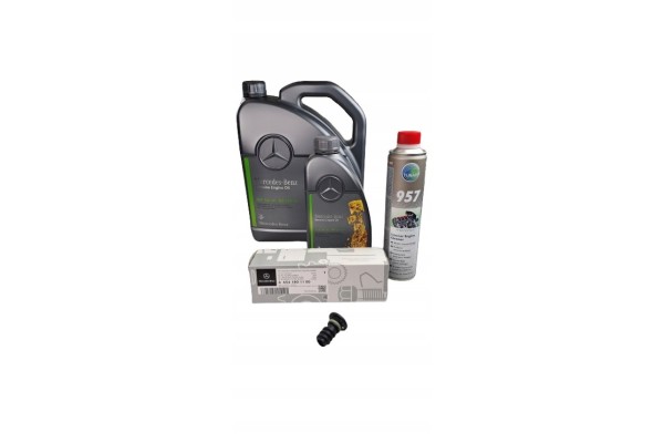 OIL SET 6L 229 52 5W30 MERCEDES WITH ENGINE RINSE OM654 MERCEDES