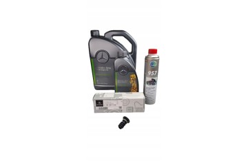 OIL SET 6L 229 52 5W30 MERCEDES WITH ENGINE RINSE OM654 MERCEDES