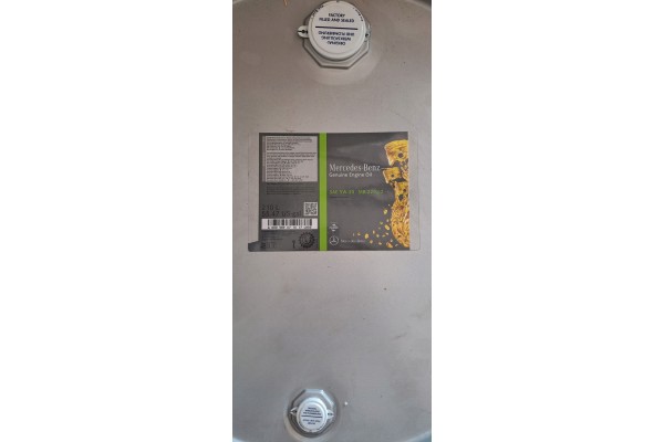 ENGINE OIL MERCEDES MB 229 52 5W 30 BARREL 210L ORIGINAL Catalog number of the part A000989671017LBDE
