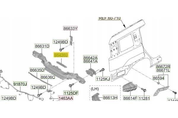 Hyundai Santa Fe smart key antenna 2024