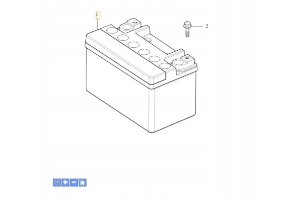 Volvo OE booster battery