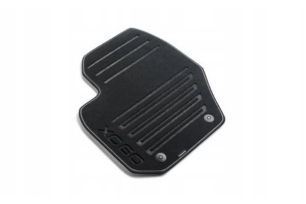 Set of velour rugs black XC60 Volvo