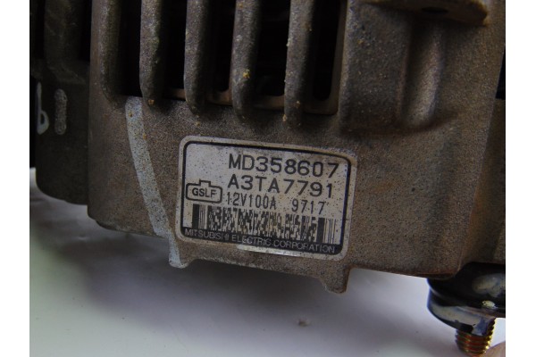 A3TA7791  ALTERNADOR MITSUBISHI SPACE WAGON (N80/N90) 2.4 Family 2000 A3TA7791 196456 MITSUBISHI - 2