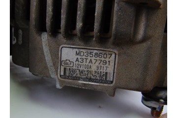 A3TA7791  ALTERNADOR MITSUBISHI SPACE WAGON (N80/N90) 2.4 Family 2000 A3TA7791 196456 MITSUBISHI - 2