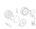 NEW ORIGINAL CAP 15 INCHES MERCEDES BENZ W124 W201 W126 Catalog number of the part A1244000225