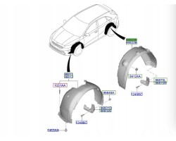 Wheel arch left rear KIA ProCeed 20 25