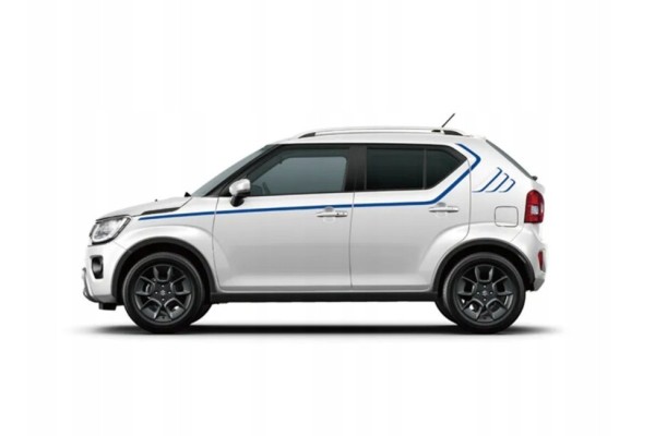 Body side sticker blue Suzuki Ignis