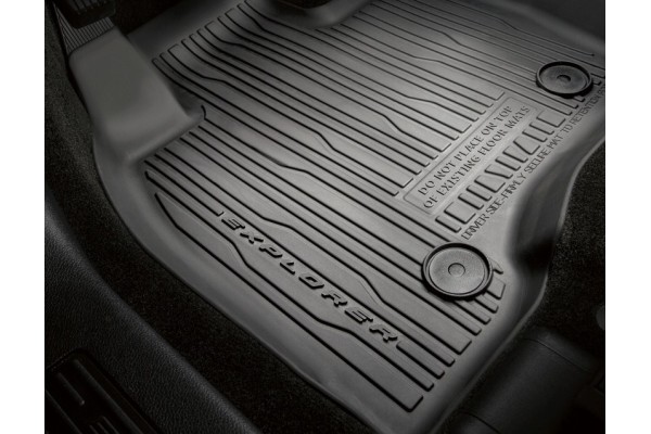 Rubber Rugs Front Rear Ford Explorer 2019 Part manufacturer Ford OE