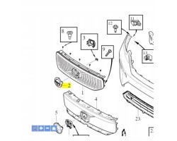 Emblem grill Volvo XC40 EX40