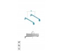 Original set of roof rack beams Audi Q3 2025 OE 83H071151 Catalog number of the part 83H071151