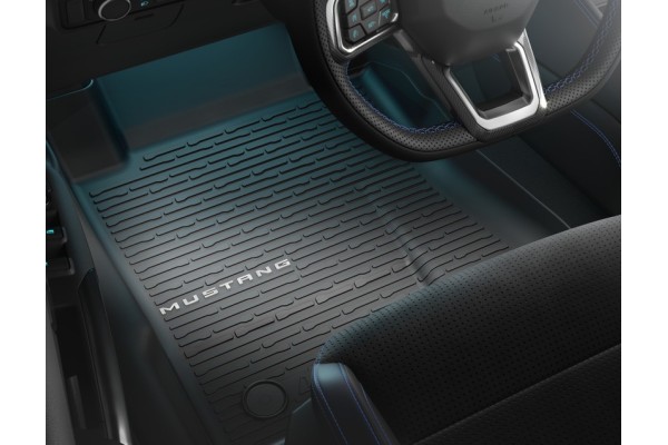 Floor mats rubber front and rear Ford Mustang 2023 Part manufacturer Ford OE
