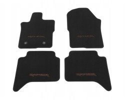 Floor mats standard front and rear black