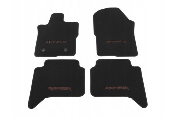 Floor mats standard front and rear black