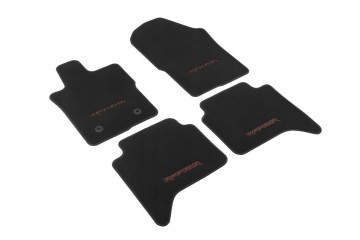 Floor mats standard front and rear black Catalog number of the part 2601666
