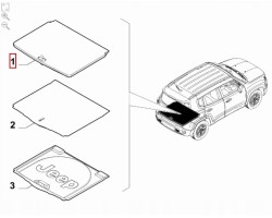 Jeep Renegade Trunk Mat