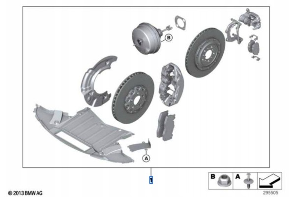 34112317804 Carbon ceramic brake retrofit kit BMW M5 M6 Packaging status original