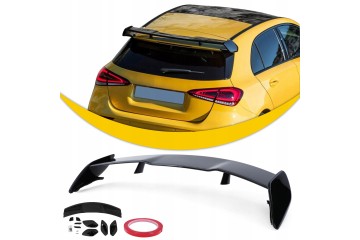 Spoiler shuttlecock Mercedes W177 A35 A45 Style Benz Black Gloss AMG Insert