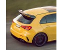 Spoiler Lip Mercedes W177 A35 A45 AMG Estilo Negro Brillante