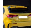 Spoiler Lip Mercedes W177 A35 A45 AMG Estilo Negro Brillante