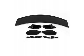 Spoiler Lip Mercedes W177 A35 A45 AMG Estilo Negro Brillante