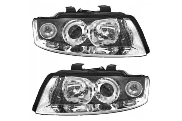 AUDI A4 B6 LAMP HEADLIGHTS RIGHT LEFT EUROPEAN APPROVAL TYC