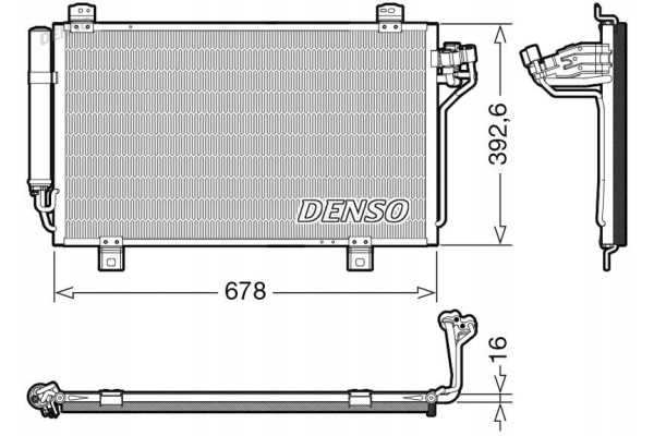 condenser MAZDA OE 3 6 13 Part manufacturer Denso